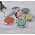 Round shape crystal pocket mirror 